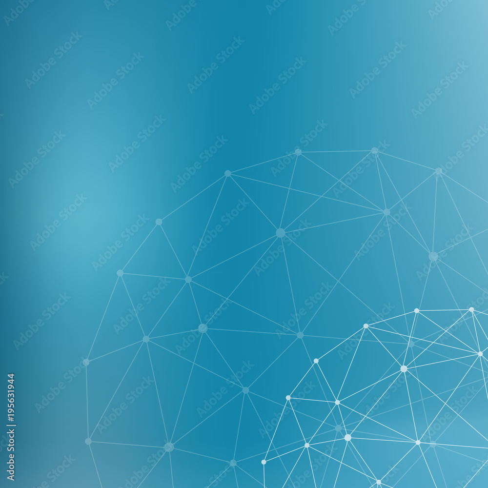 Geometric abstract background with connected line and dots. Structure molecule and communication. Scientific concept for your design. Medical, technology, science background. illustration. Geometric abstract background with connected line and dots. Structure molecule and communication. Scientific concept for your design. Medical, technology, science background. illustration.