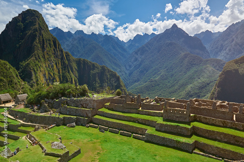 Tourist people in Machu Picchu