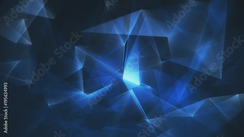 Abstract Glowing Lines Shapes Background