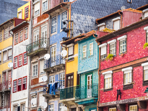 Architecture in the Old Town of Porto in Portugal © MagdalenaPaluchowska