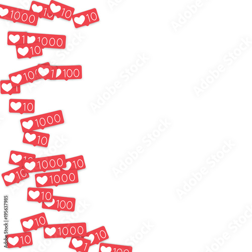Social media counters.