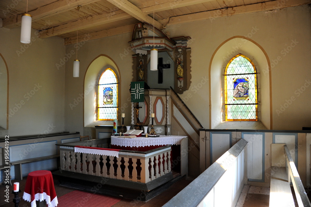 Altar der Dorfkirche Lübs