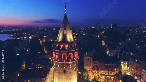 Havdan istanbul galata kulesi