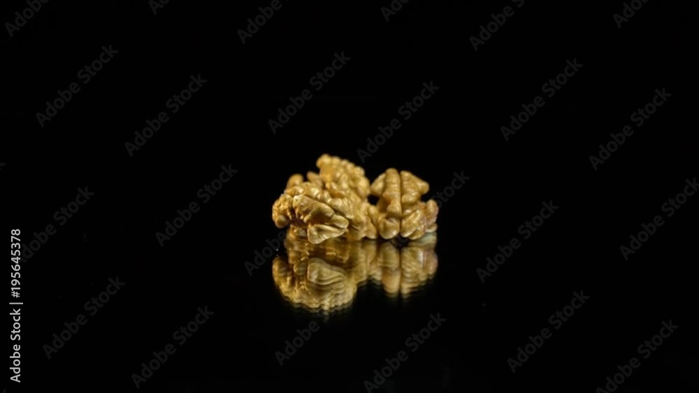 Walnuts on the presentation table