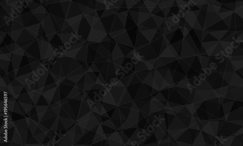 black polygon vector backgrounds and texture