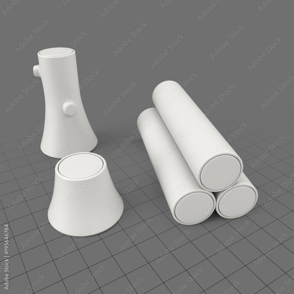 Logging trees Stock 3D asset | Adobe Stock