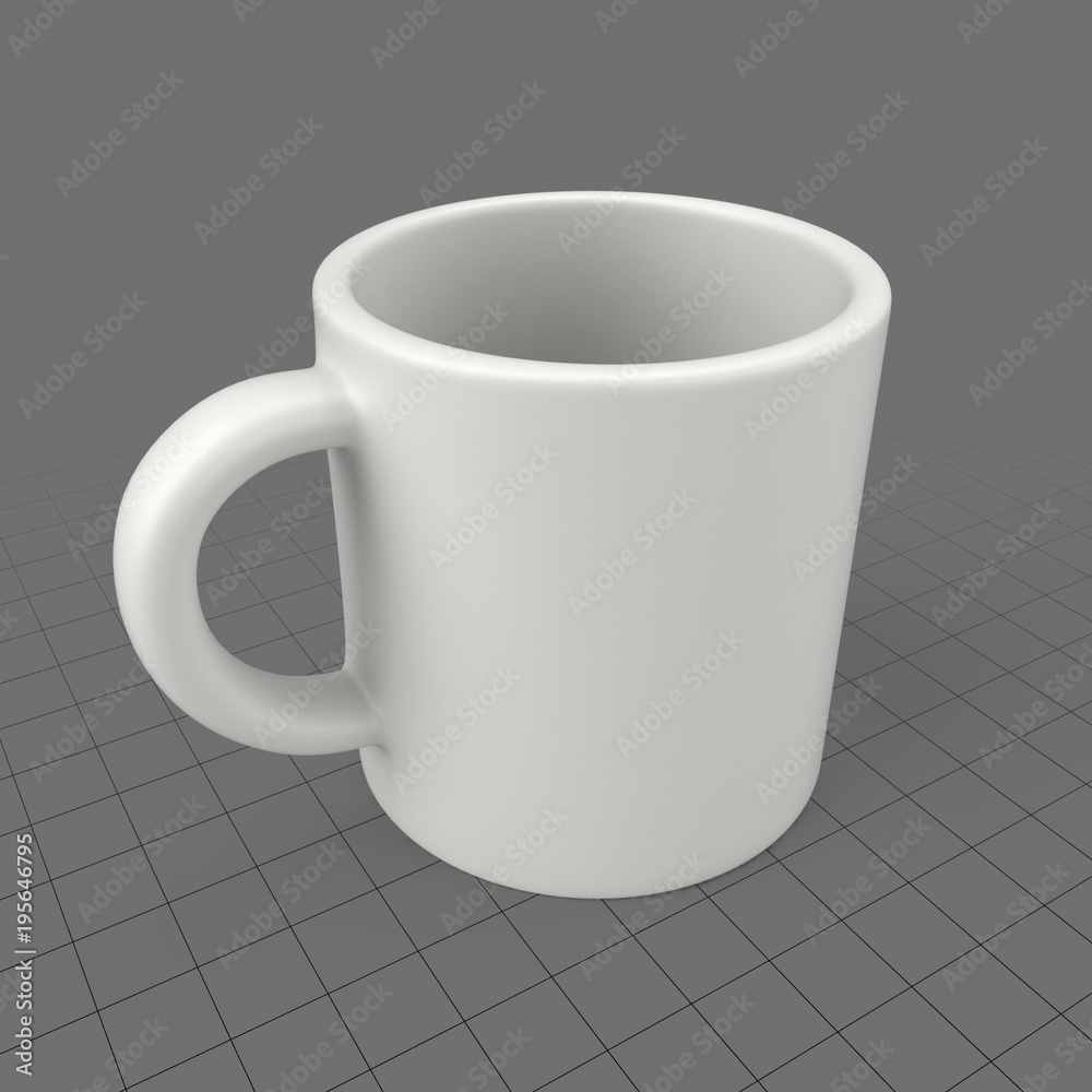 Fichier 3D Stock Mug | Adobe Stock