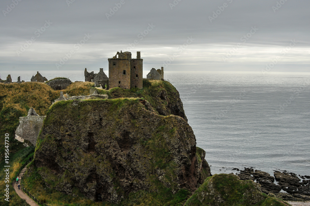 Castelo de Dunottar na Escócia