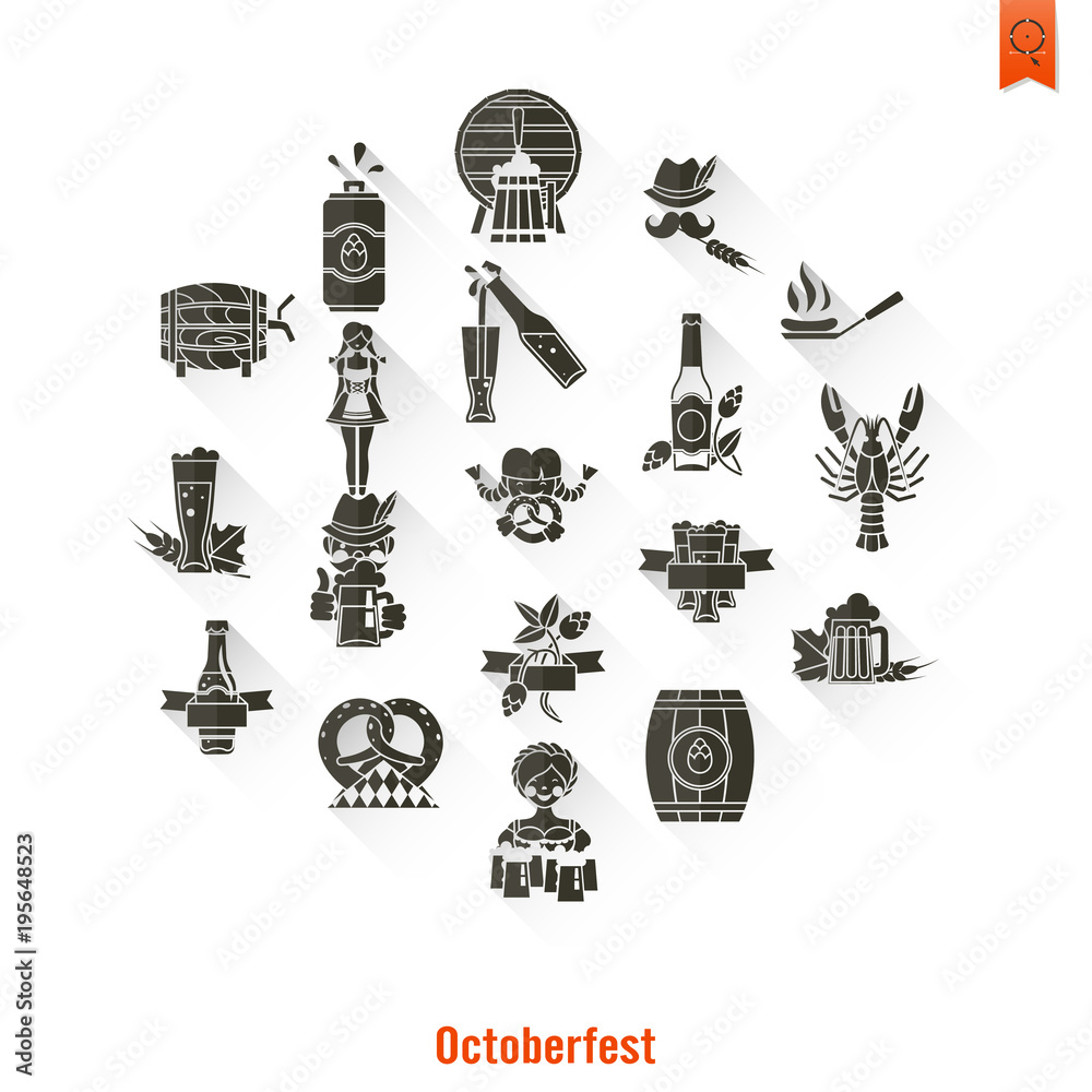Naklejka premium Oktoberfest Beer Festival