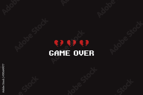 Pixel Game Over