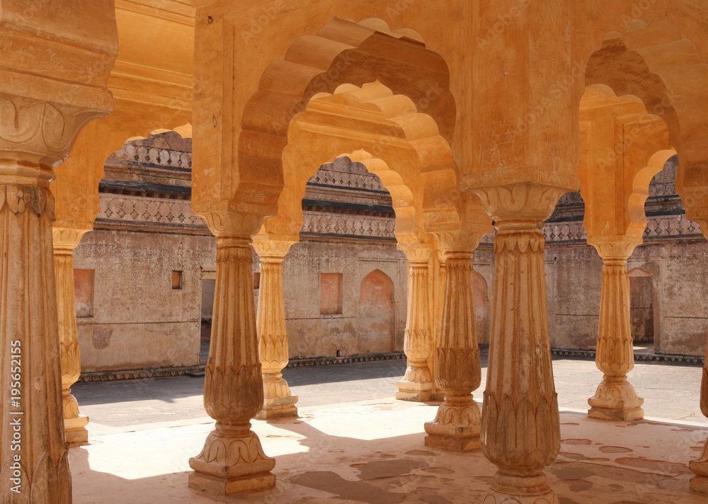 Indian Palace Columns