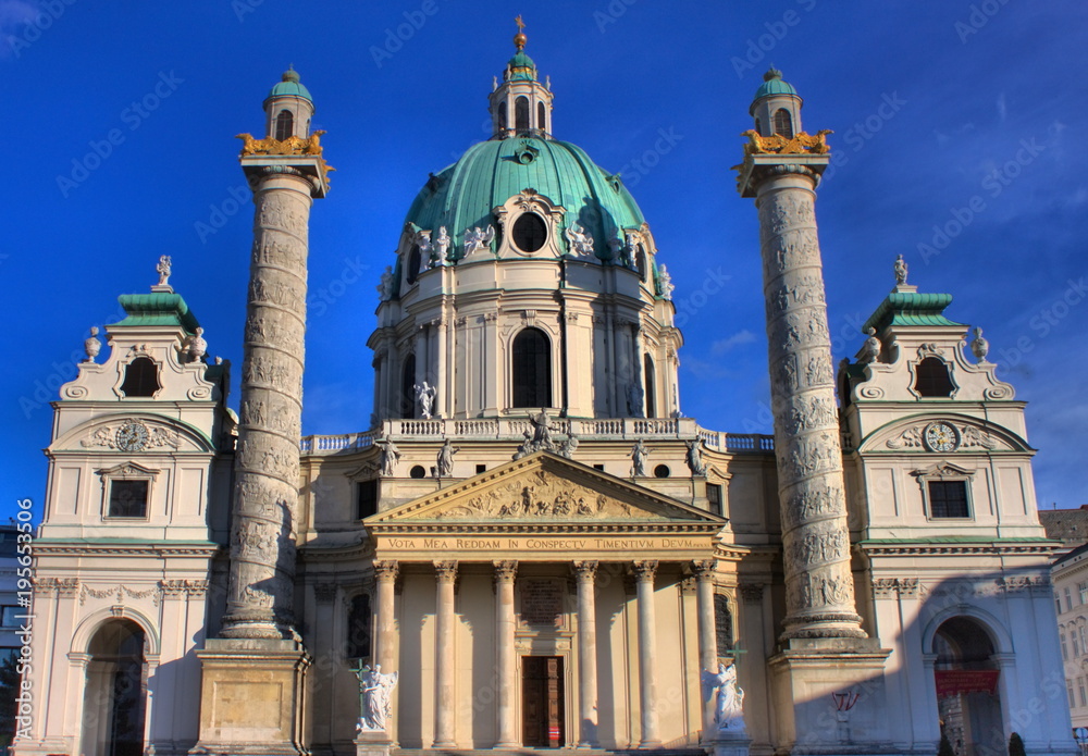 St. Charles Church in Vienna, Austria