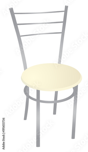  metal chair vector eps 10