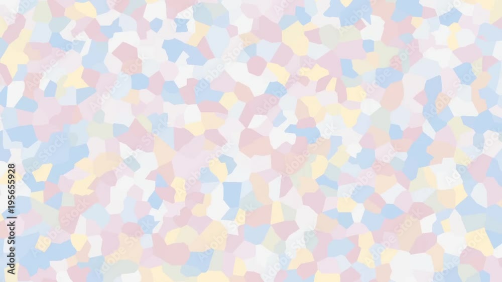 Moving irregular low poly shapes. Abstract screensaver for video.
