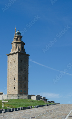 Tower of Hercules in Galicia, Spain. Historical monument.