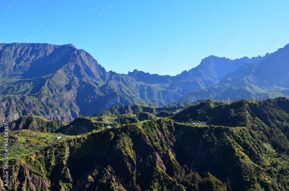 Naklejka premium Ile de la Réunion