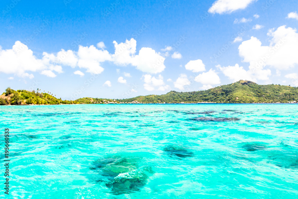 Bora Bora Island, French Polynesia. Bora Bora Island, French Polynesia.