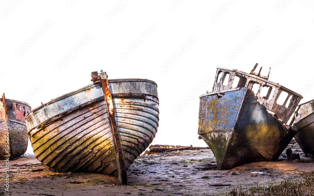 Boat wreck colour