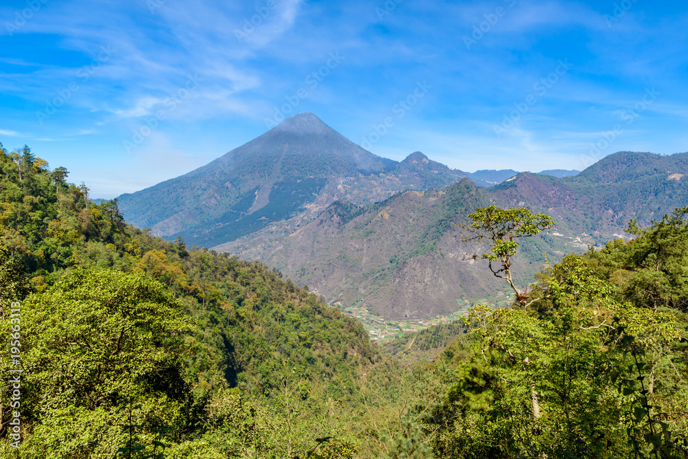 Santa Maria Volcano - Active Volcanoes in the highlands of Guatemala, close to the city of Quetzaltenango - Xela, Guatemala Santa Maria Volcano - Active Volcanoes in the highlands of Guatemala, close to the city of Quetzaltenango - Xela, Guatemala