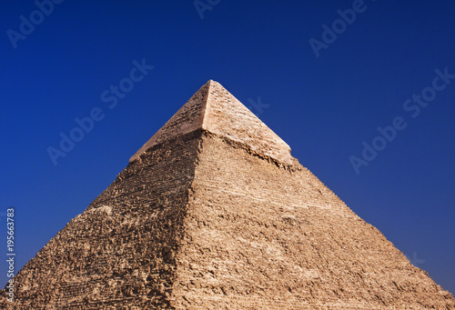Giza pyramids  Cairo  Egypt