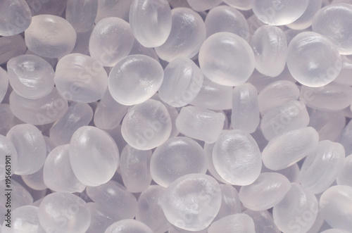 Принти на полотні Polypropylene granule close-up background texture