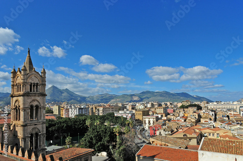 Panorama di Palermo dai tetti della cattedrale - Sicilia