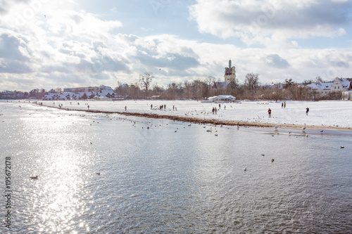 Zimowe wybrzeże w Sopocie © FotoKieltyka.pl