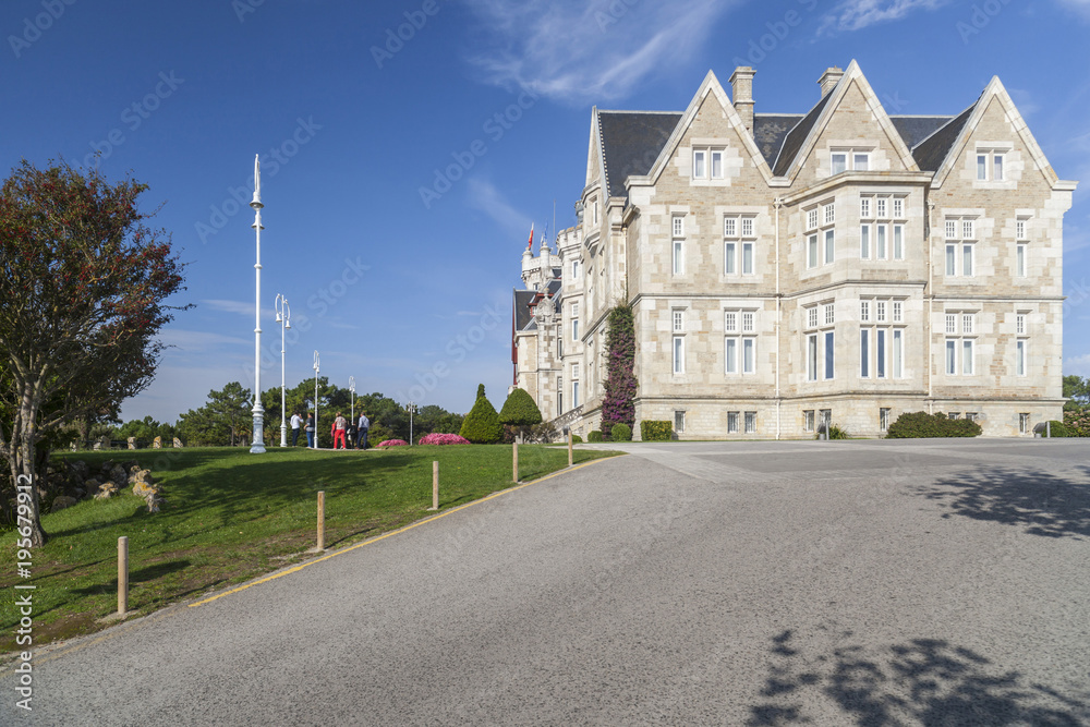 Fototapeta premium Royal Palace, Real Palacio de la Magdalena, Santander,Cantabria,Spain.