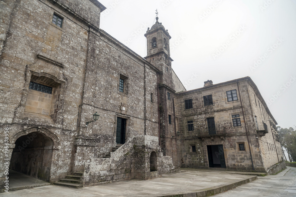Convent, Convento de Belvis, baroque style.Santiago de Compostela, Galicia, Spain.