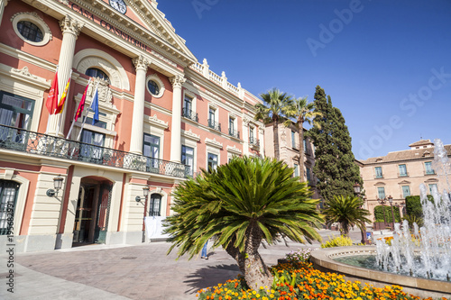 City Hall,Casa Consistorial,neoclassic building,Murcia,Spain.