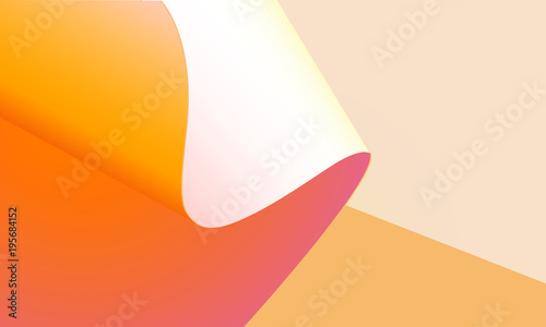 orange gradient paper