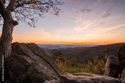 Hazel Mountain Overlook at Sunrise © stacy