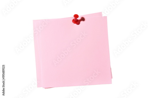 Square note paper. Pink © Aleksandr_OPR