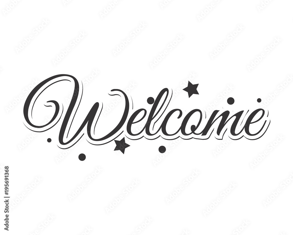 welcome text typography typographic creative writing text image 3