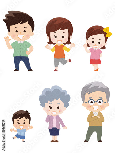 仲良し6人家族
