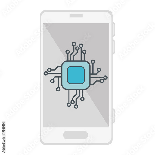 smartphone with processor and circuit