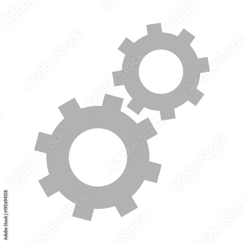 gears machinery isolated icon