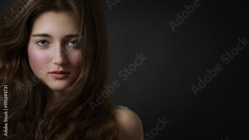 Young beautiful girl. Portrait
