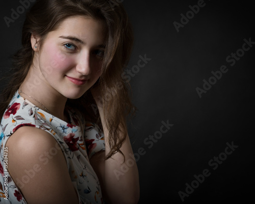 Young beautiful girl. Portrait