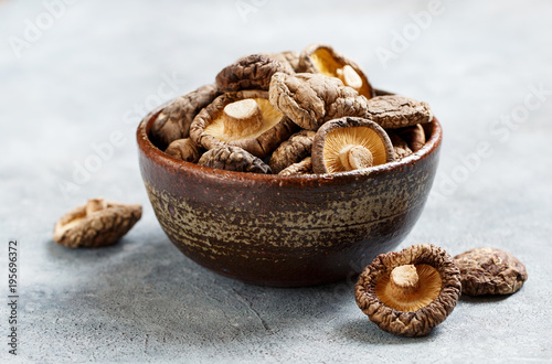 Dried shiitake mushroom