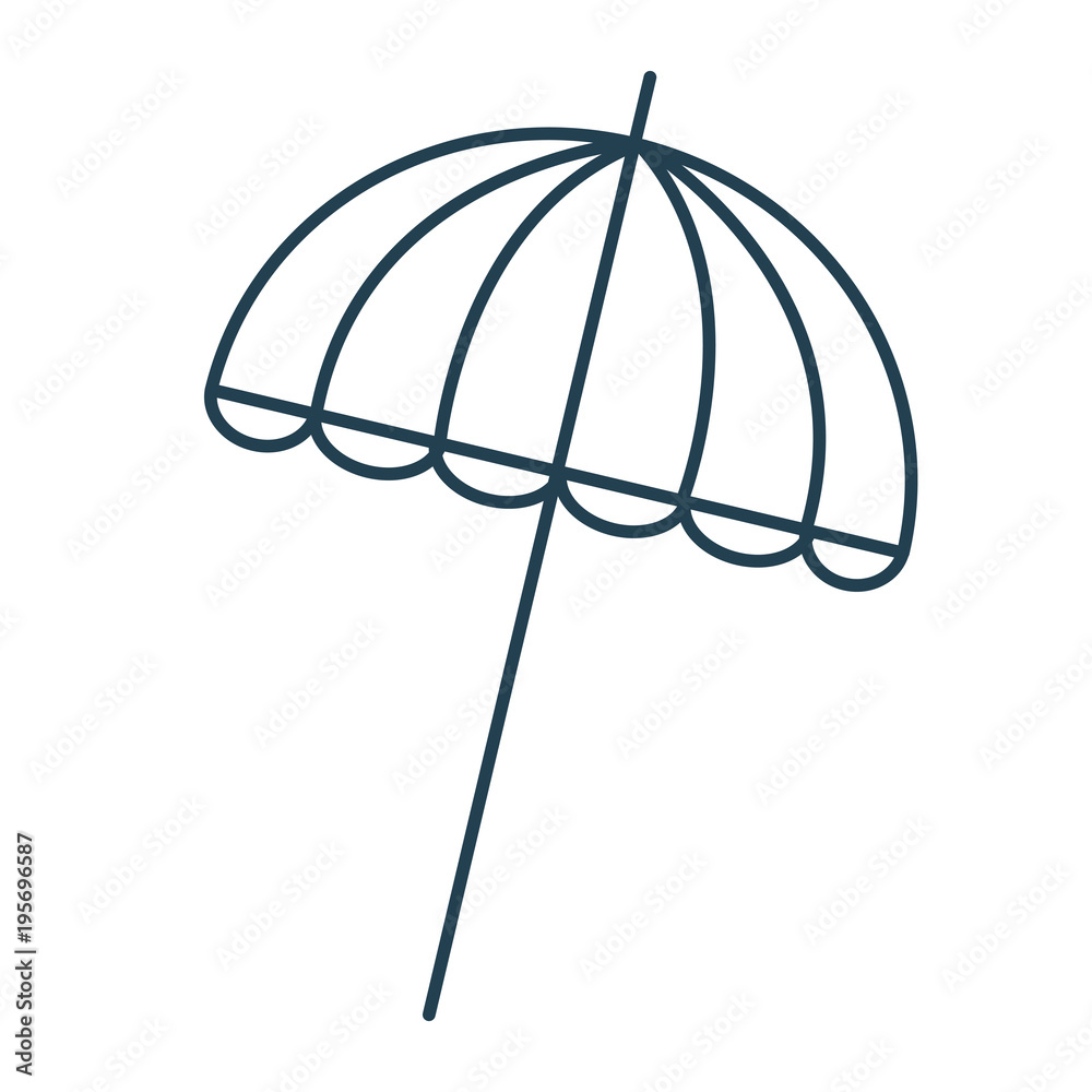 umbrella beach isolated icon umbrella beach isolated icon