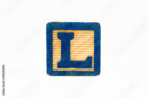 L Alphabet Block