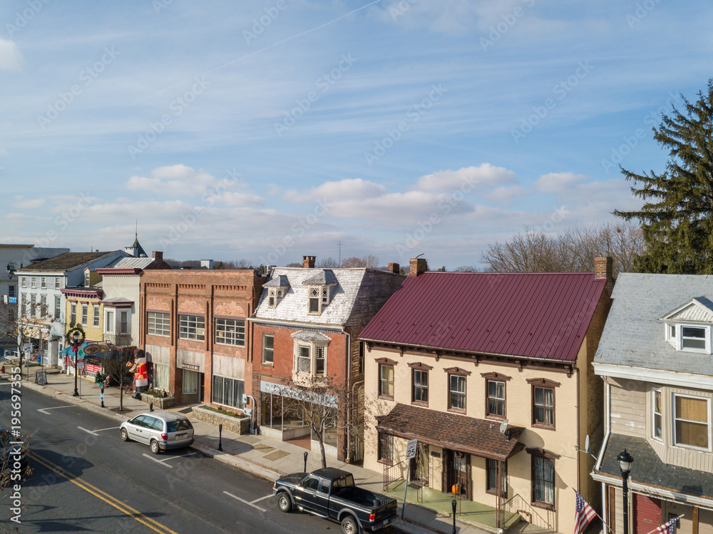 Aerials of Historic Littlestown, Pennsylvania neighboring Gettysburg Aerials of Historic Littlestown, Pennsylvania neighboring Gettysburg