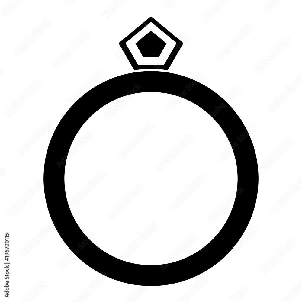 ring with diamond luxury icon vector illustration design ring with diamond luxury icon vector illustration design
