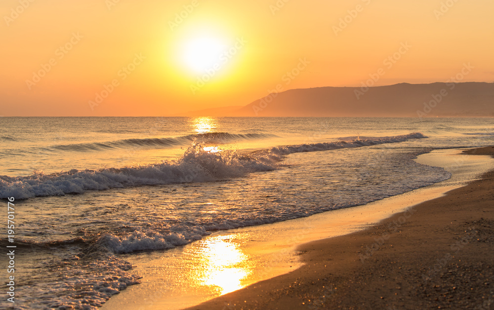 Рассвет на Эгейском море