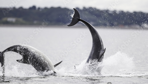 Wild bottlenose dolphin tursiops truncatus photo
