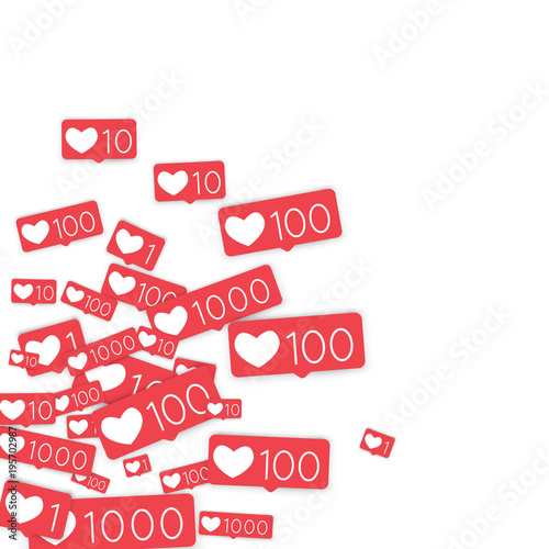 Social media counters.