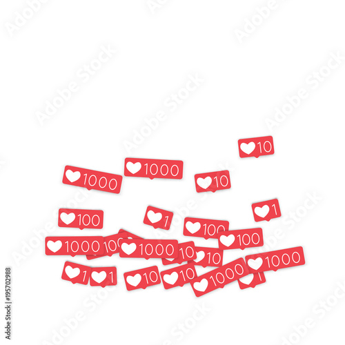 Social media counters.