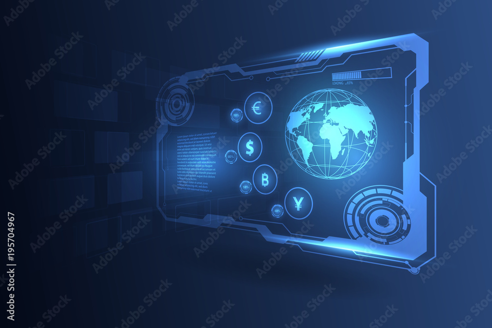 Money transfer. Global Currency. Stock Exchange. Stock vector illustration. Money transfer. Global Currency. Stock Exchange. Stock vector illustration.