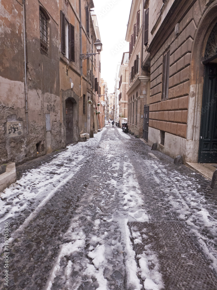 Rom im Schnee, was für eine Seltenheit. Hier einige Impressionen